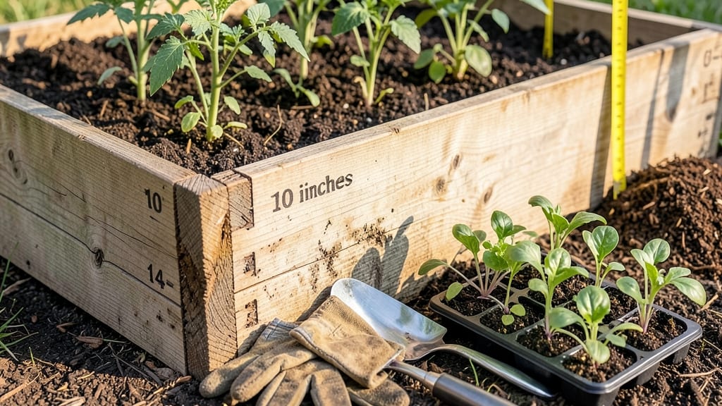 Raised Bed Height for Vegetables: Ideal Dimensions for Root Space and Accessibility