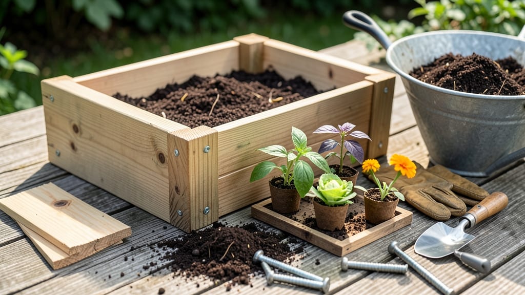 Wood Raised Garden Bed Kits: Pre-Assembled Planters for Year-Round Planting Success