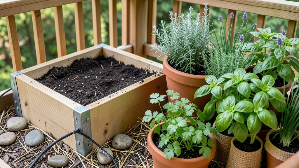 Raised Porch Garden Beds: Space-Saving Planter for Small Spaces