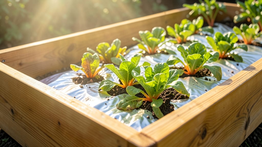 Reflective Mulch for Heat Reduction
