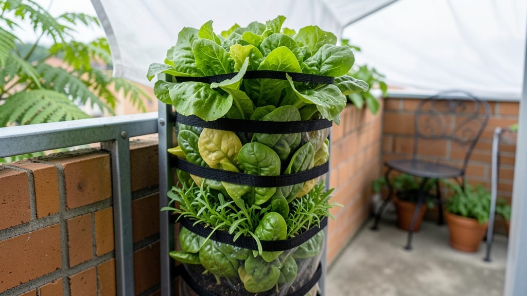 Vertical Salad Tower Layout