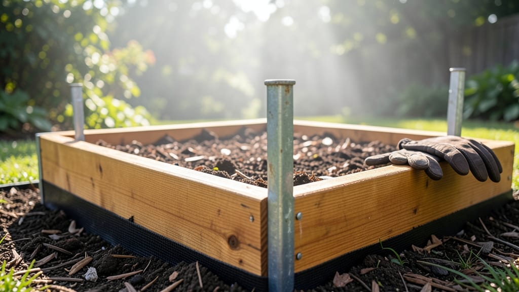 Raised Bed Planter Corners: Modular Height System for Custom Garden Zones