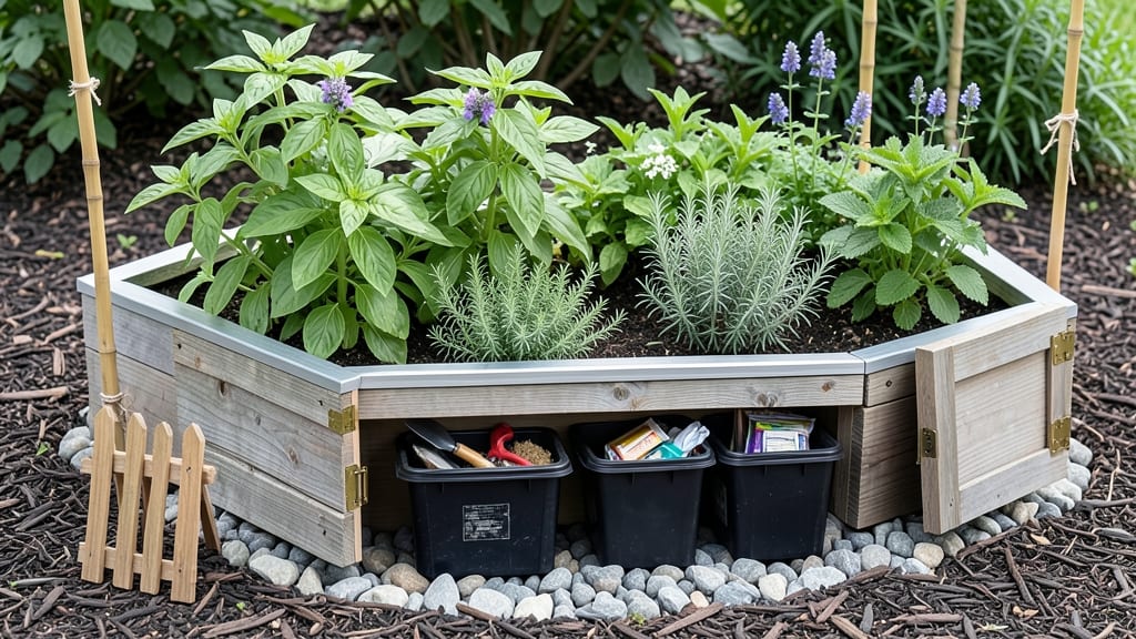 Raised Bed With Storage Underneath: Maximize Space With Hidden Compartments