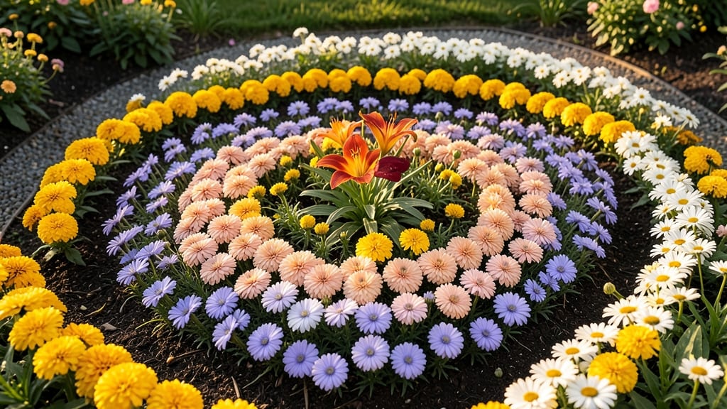 Sunburst Radiating Pattern
