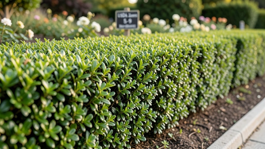 Living Hedge Fencing With Boxwood
