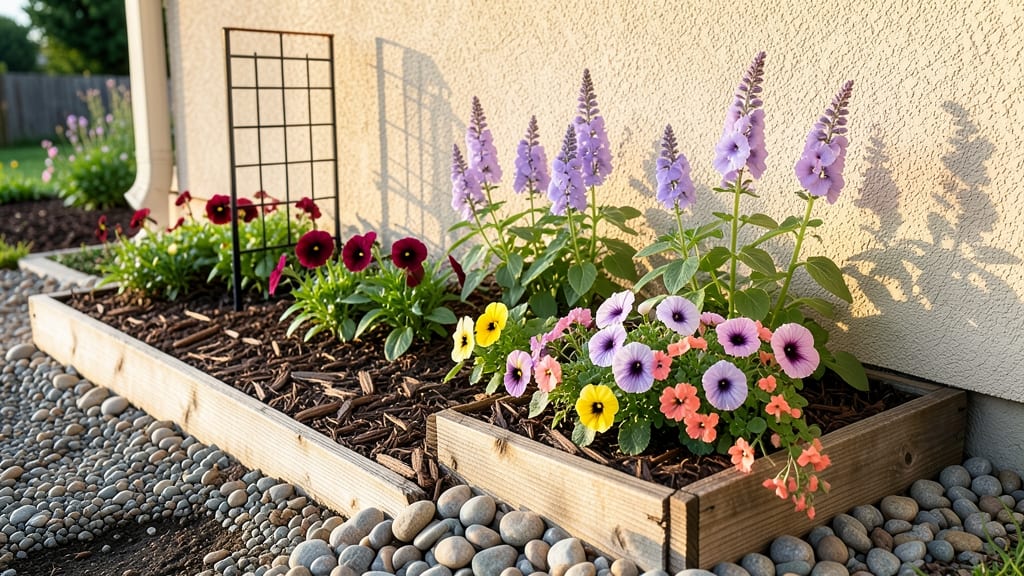 Garden Bed Against House: Space-Saving Design With Privacy and Style