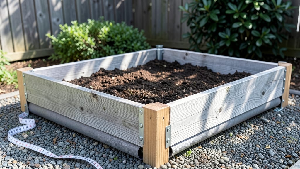 Raised Garden Bed Posts: Durable Cedar and Galvanized Steel Combo