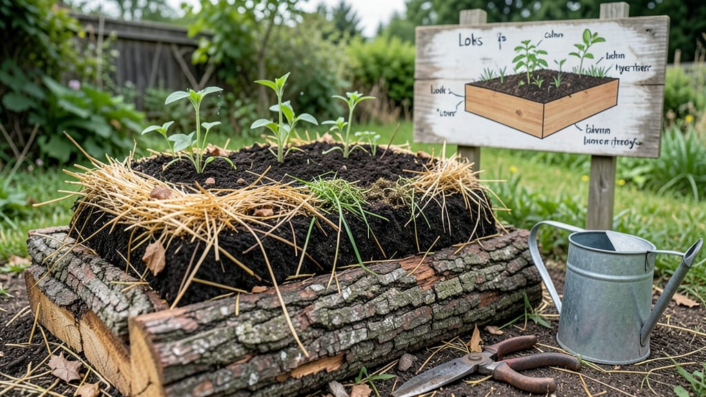 Hugelkultur Raised Bed Layers: Carbon-Rich Foundation for Year-Round Growth