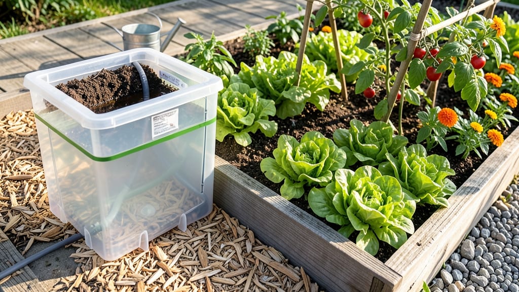 Self-Watering Raised Bed Planter: Built-In Moisture Control for Thriving Gardens
