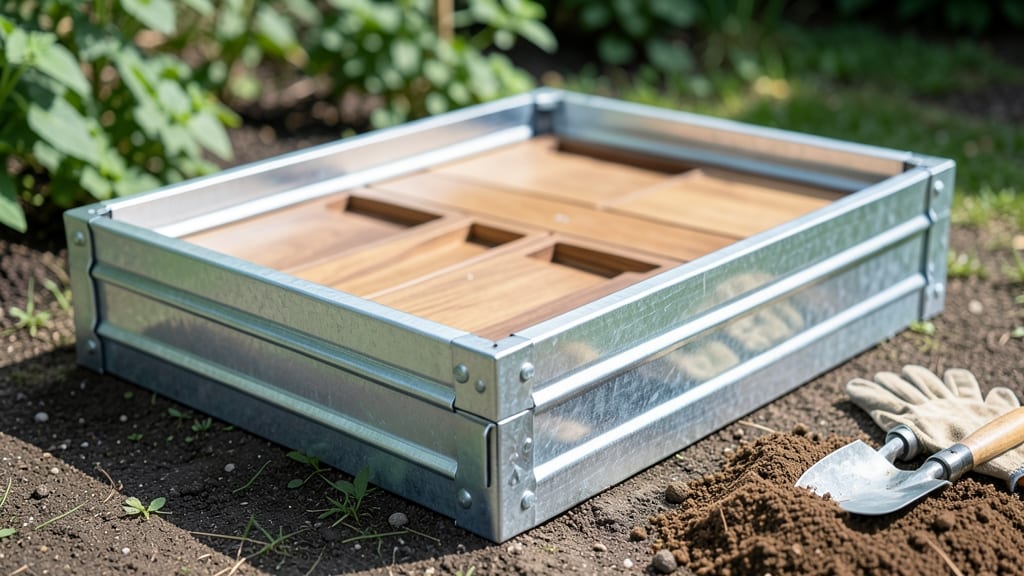 Galvanized Steel Raised Garden Bed Kit: Rust-Resistant Durability for Year-Round Planting