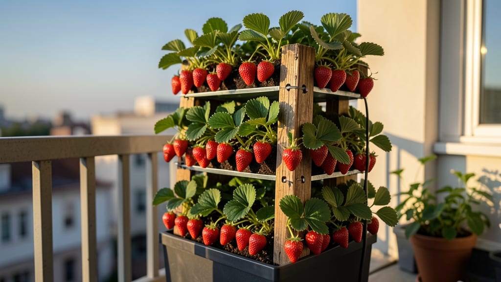 Vertical Strawberry Tower Garden