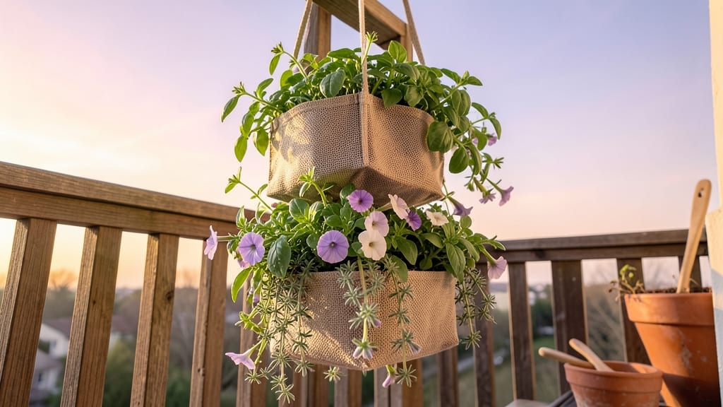 Hanging Shoe Organizer Flower Planters