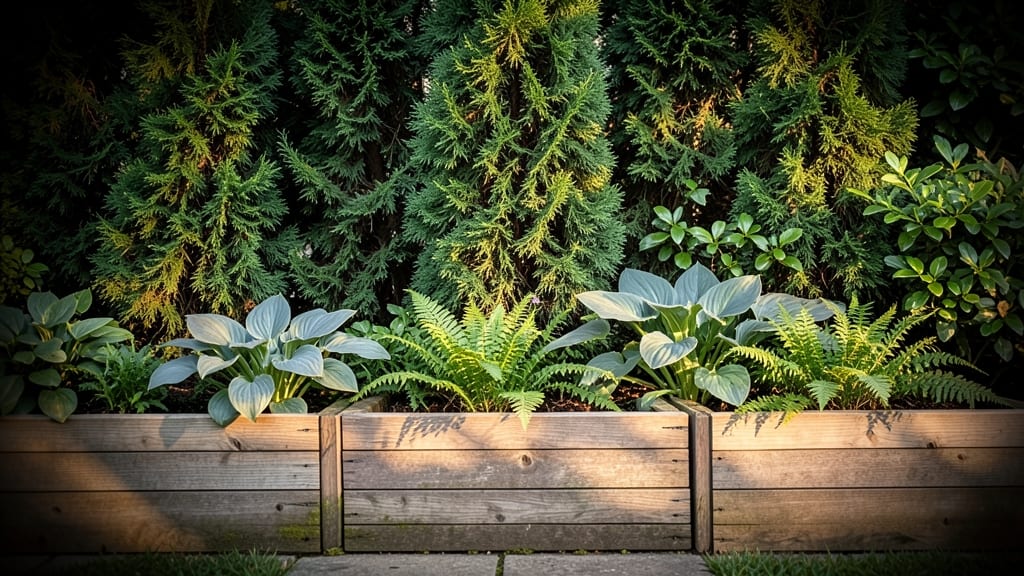 Living Fence with Interwoven Beds