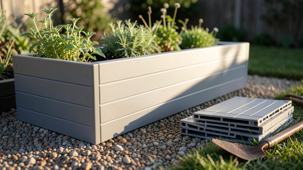 Plastic Lumber Raised Beds