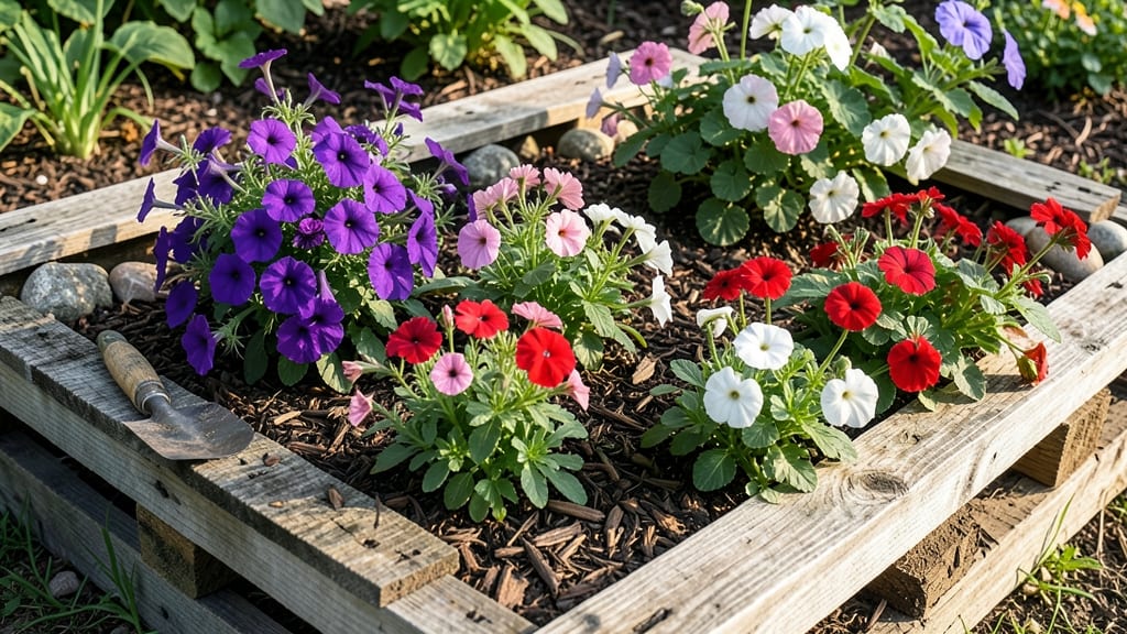 Flower Bed Out Of Pallets: Upcycled Garden Beds With Elevated Edges