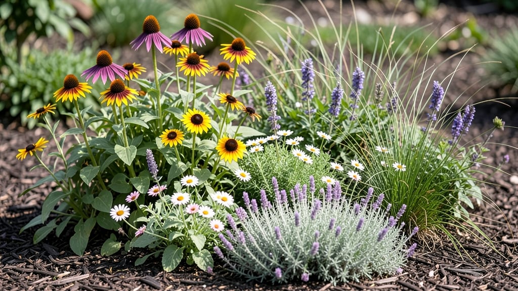 Flower Bed Arrangements: Layered Height Contrast for Season-Long Beauty