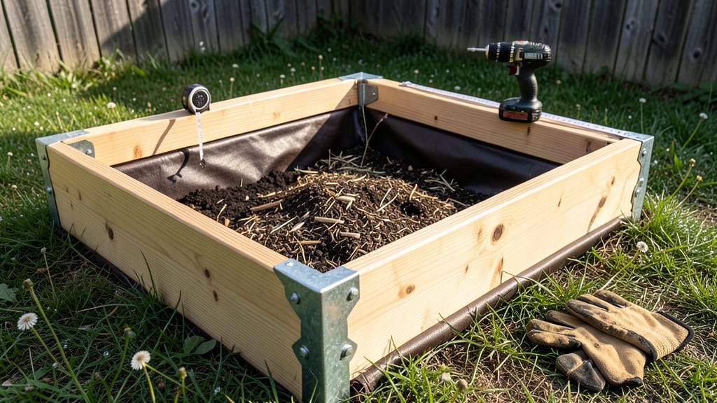 Raised Garden Bed Corner Brackets: Heavy-Duty Metal Clamps for Lasting Stability