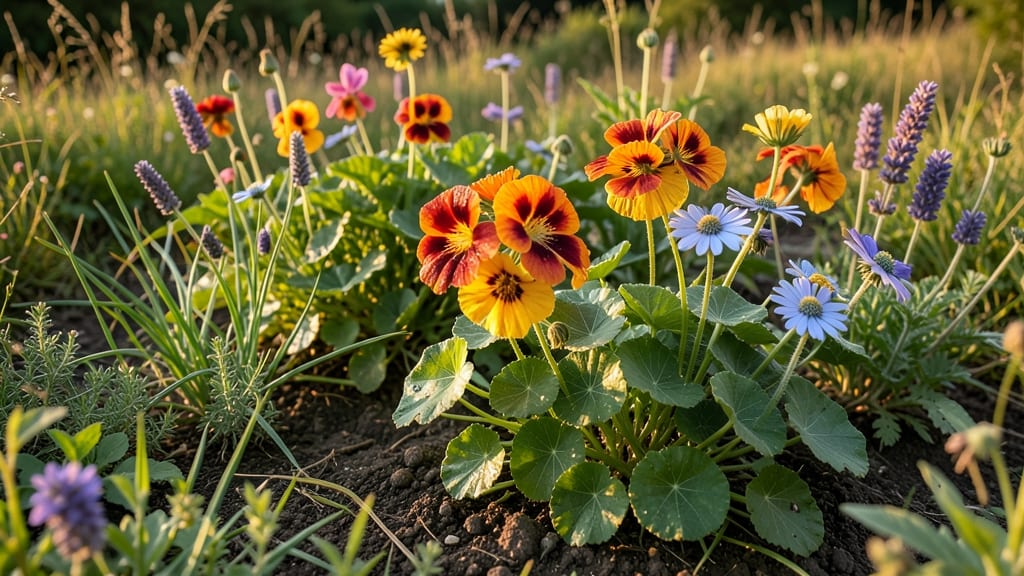 Edible Wildflower Salad Garden