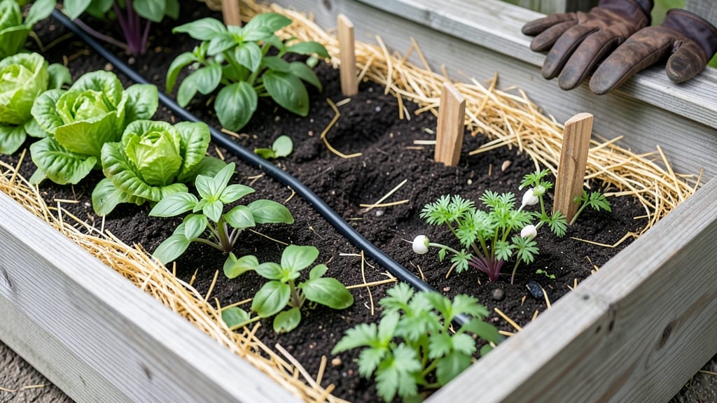 Raised Bed Enclosure: Modular Privacy Walls That Double as Trellises