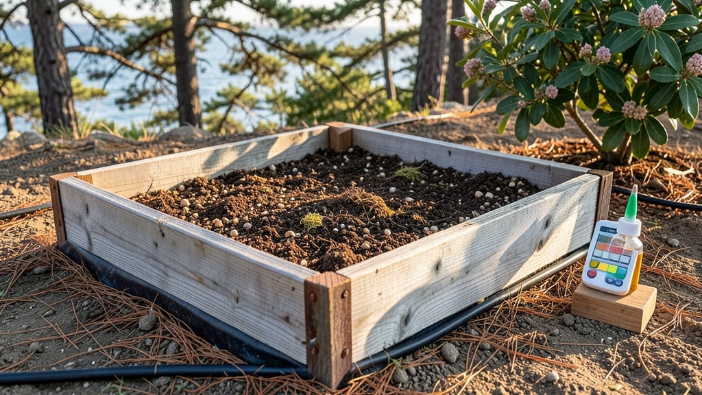 Coast of Maine Raised Bed Soil Mix: Layered Loam for Year-Round Plant Success