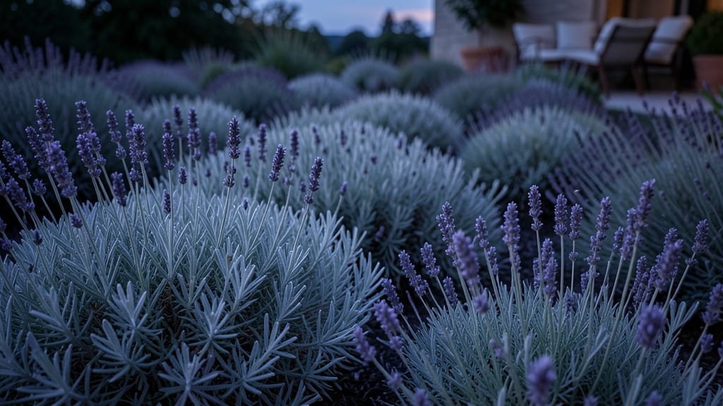 Moon Garden with Silver Lavender
