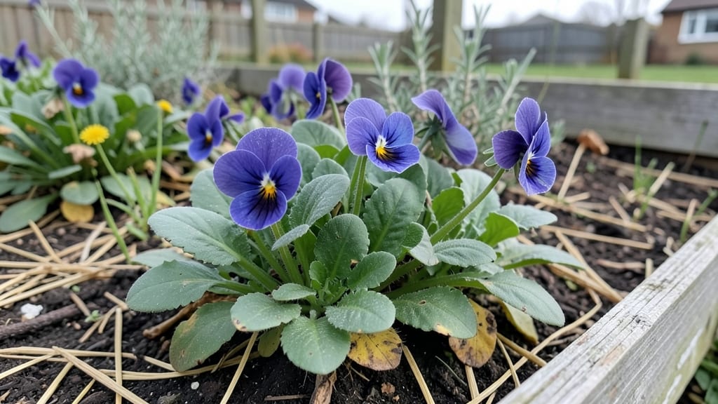 Pansy Flower Bed Design: Layering Colors for Season-Long Vibrancy